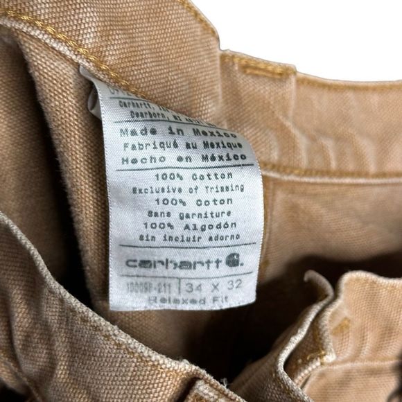 Carhartt Double Knee Carpenter Brown Pants - Picture 7 of 7